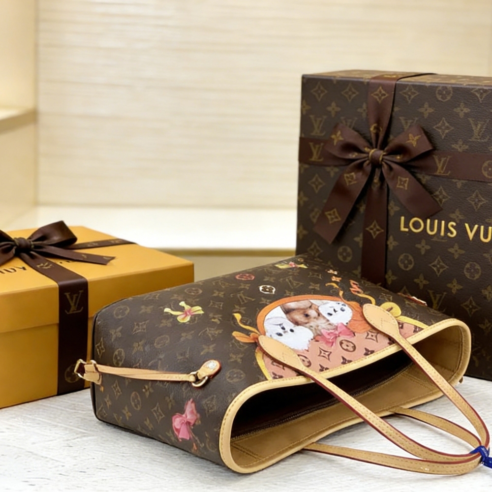 <AUTHENTIC>Louis Vuitton Canvas Tote Bag - Picture 6 of 6